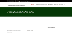 Desktop Screenshot of gilmorecontracting.com